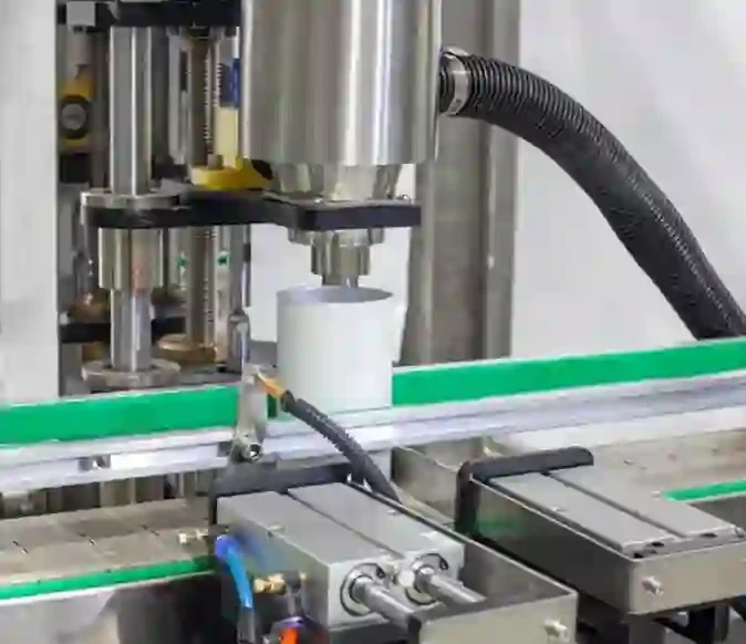 Two Head Screw Powder Bottle Filling Machine 2 powder bottle filling machine details(2)