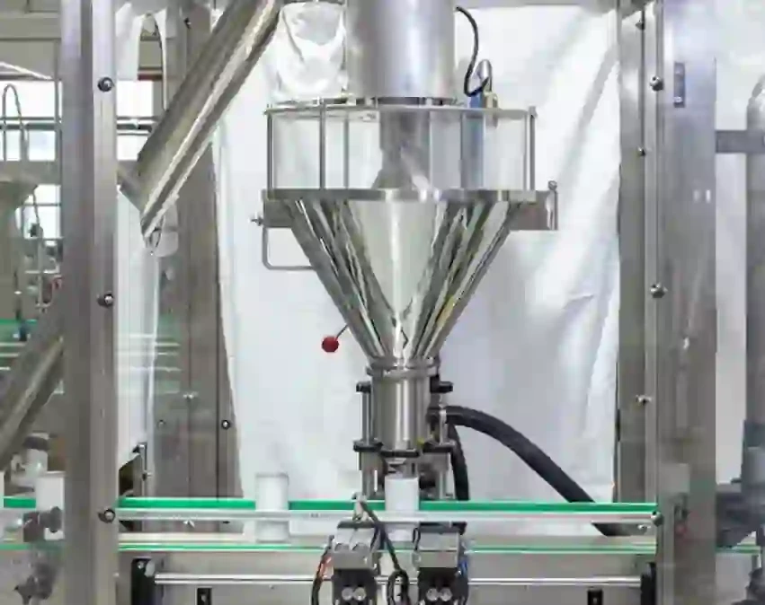 Two Head Screw Powder Bottle Filling Machine 1 powder bottle filling machine details(3)