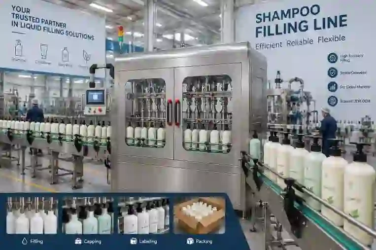 Shampoo Filling Machine: 6 Essential Tests Before Buying 1 shampoo filling machine line